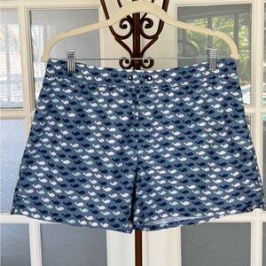 Chubby Mermaids Whale Print Swim Trunks Size L